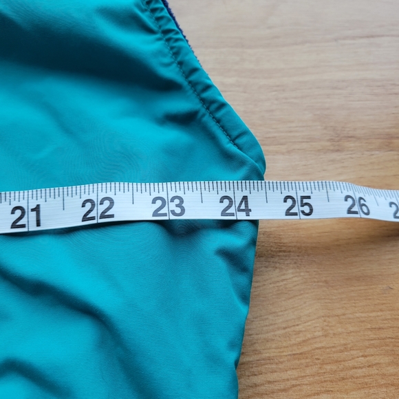 Vintage Columbia Reversible Vest Teal Dark Blue Women's Size XL - Picture 5 of 13